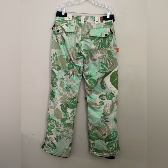 Grenade Insulated Ski Pants Winter Snow Waterproof Cargo Pocket Size Small - Picture 2 of 4